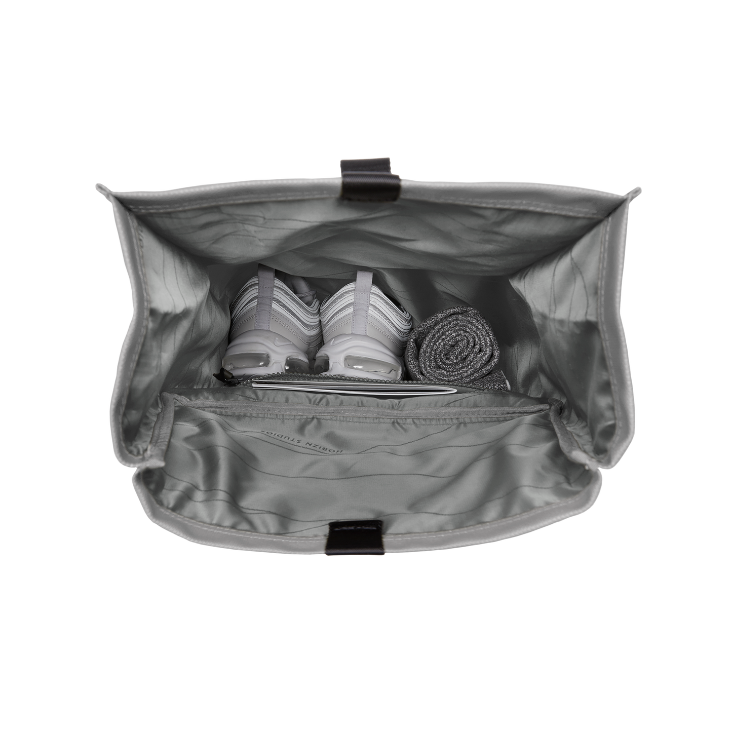 SoFo Rolltop Backpack / Light Quartz Grey / Recycled Cotton Canvas