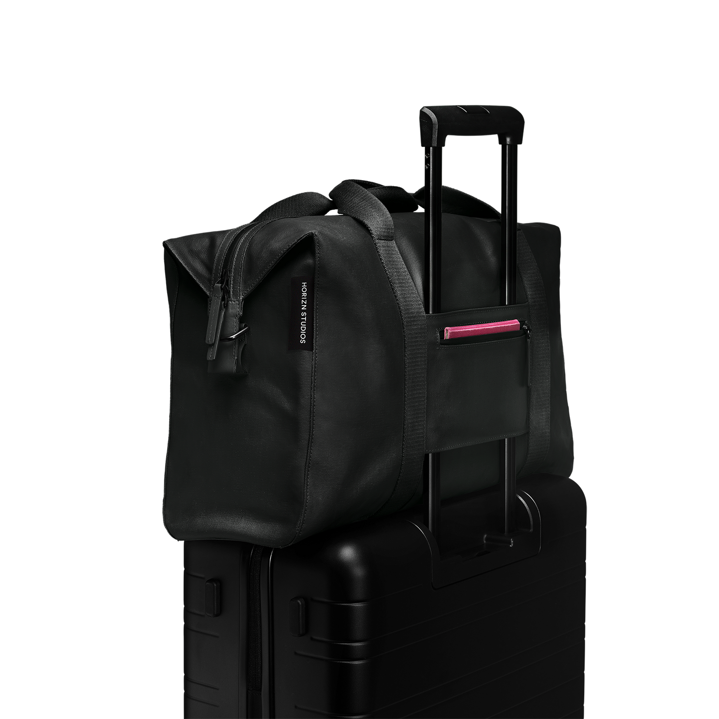 SoFo Weekender M / Black / Recycled Waxed Canvas / Size M