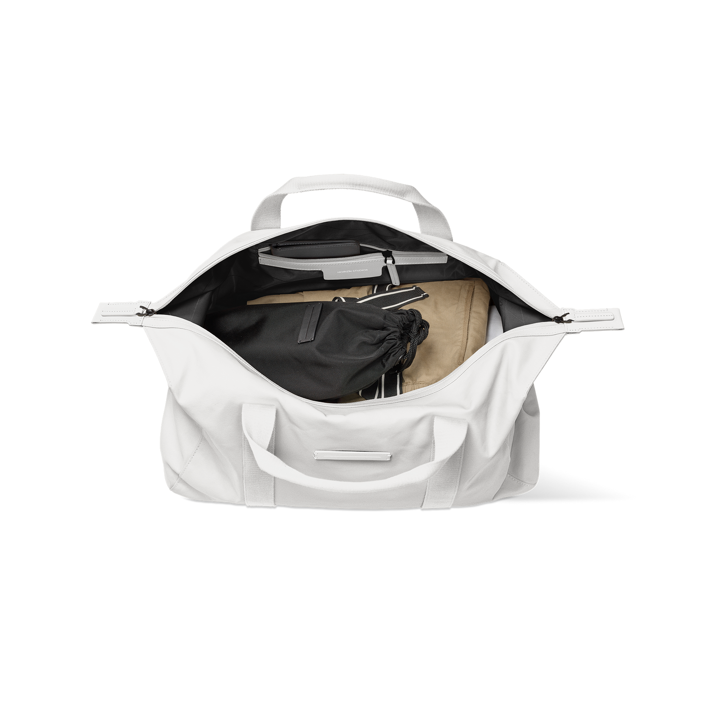 SoFo Weekender M / All White / Recycled Waxed Canvas / Size M