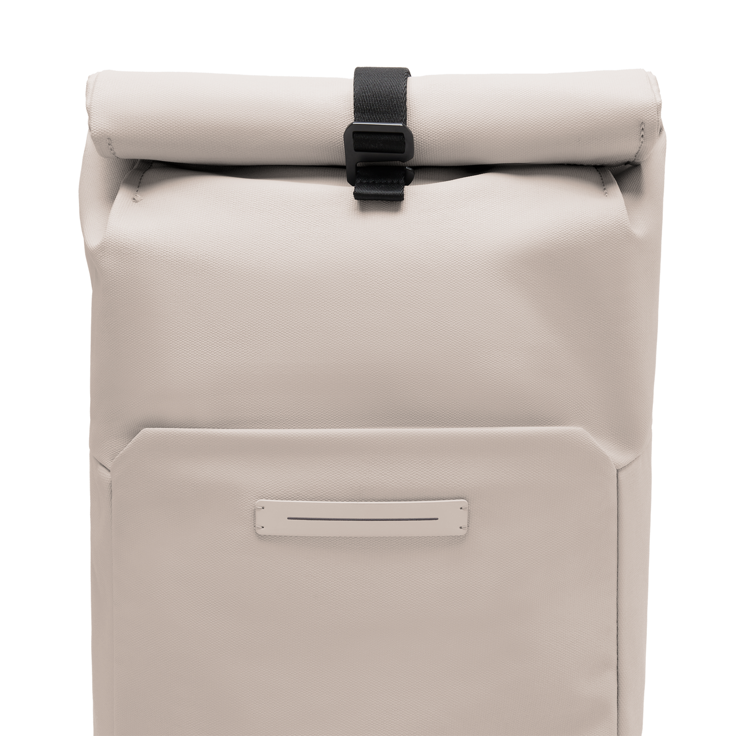 Sofo Rolltop Rucksack Rucksack Beige Detail - Wasserabweisend Vegan Ergonomisch - Horizn Studios