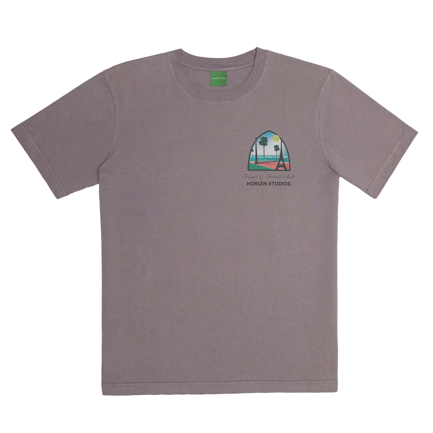 T-Shirt Tennis Edition / Charcoal / Organic Cotton / M