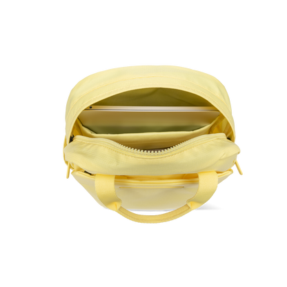 Tragetasche Tasche Medium Glossy Lemon Draufsicht - Wasserabweisend Funktional Stilvoll - Horizn Studios
