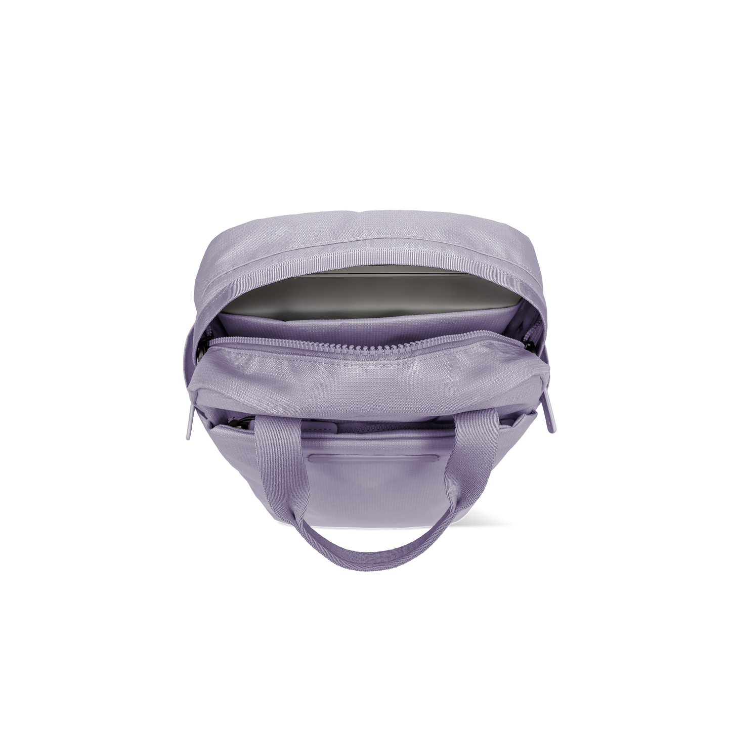 Tragetasche Tasche Small Grau Lavender Draufsicht - Wasserabweisend Funktional Stilvoll - Horizn Studios