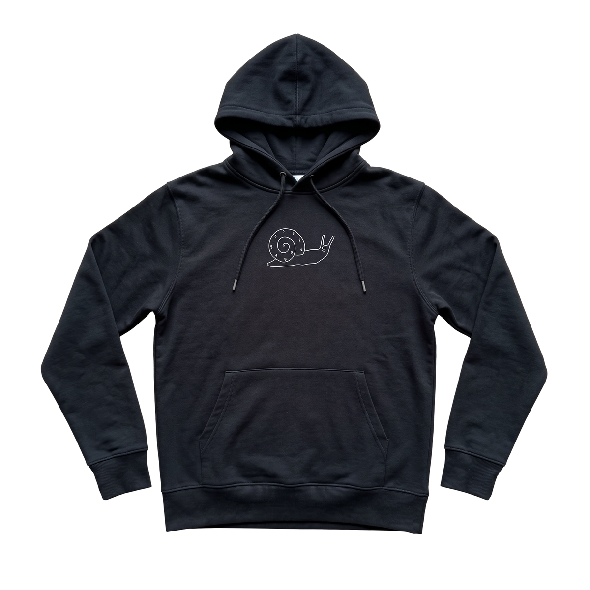 Travel Hoodie / All Black / Organic Cotton / Size S / Monster