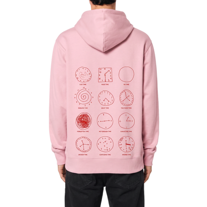 Travel Hoodie / Cloud Rose / Organic Cotton / Size M / Time