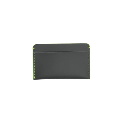 Cardholder Graphite Neon Green Rückseite - Horizn Studios