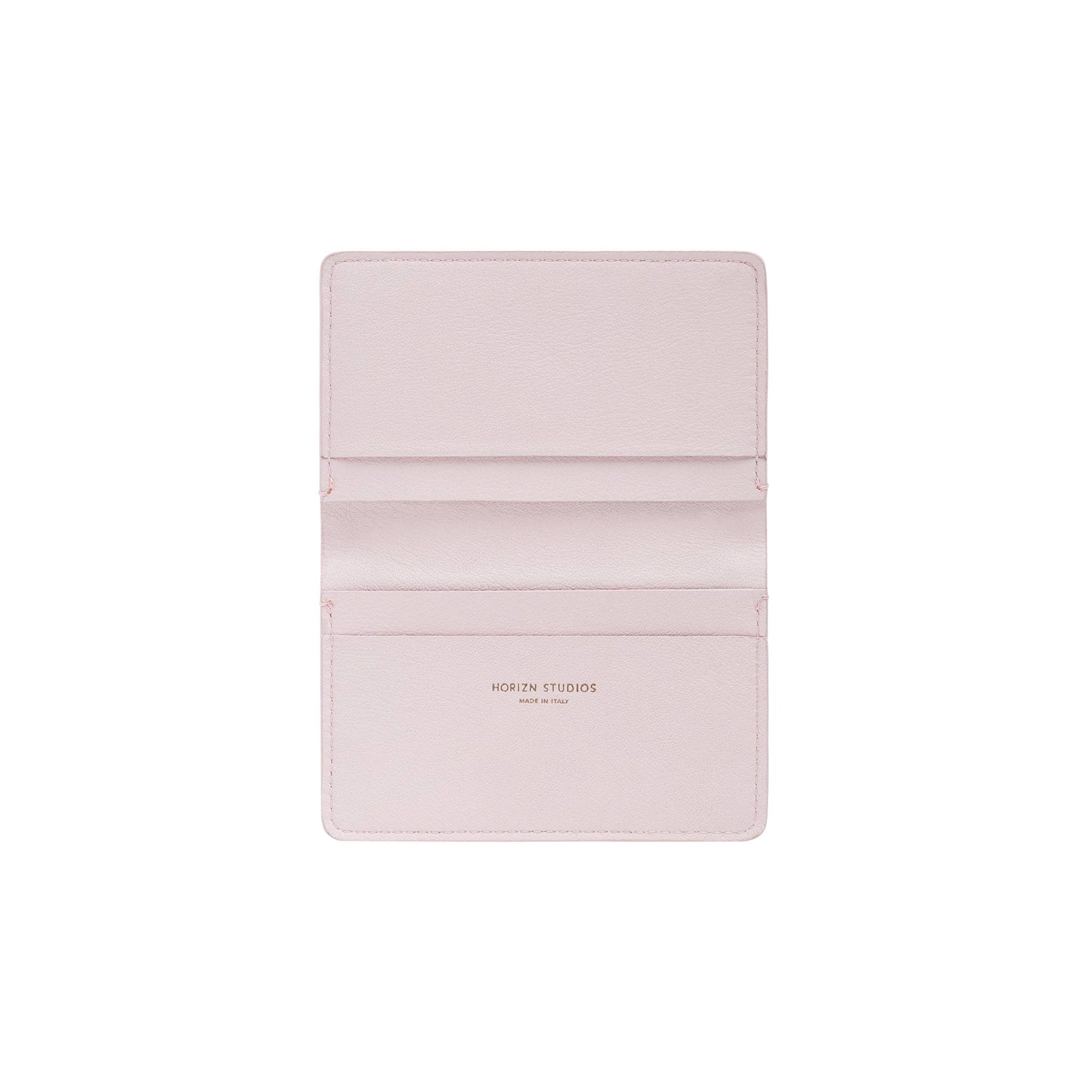 Double Card Holder / Pale Rose / Nappa Leather 4