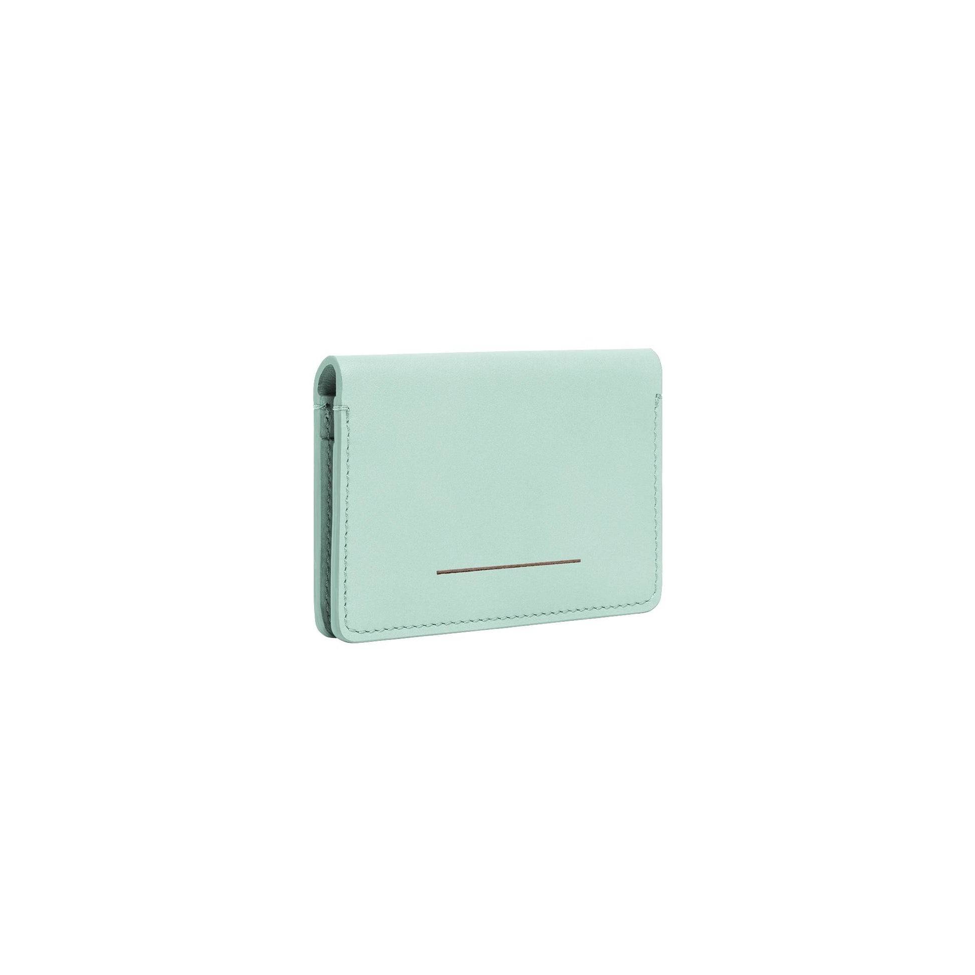 Double Card Holder / Mint / Vacchetta Leather 3
