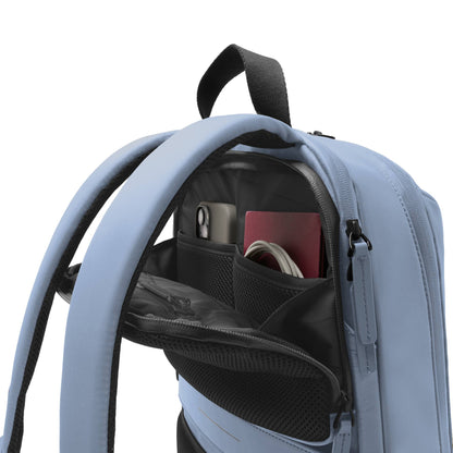Gion Rucksack Bluevega Detail Backcompartment - Wasserabweisend Vegan Ergonomisch - Horizn Studios