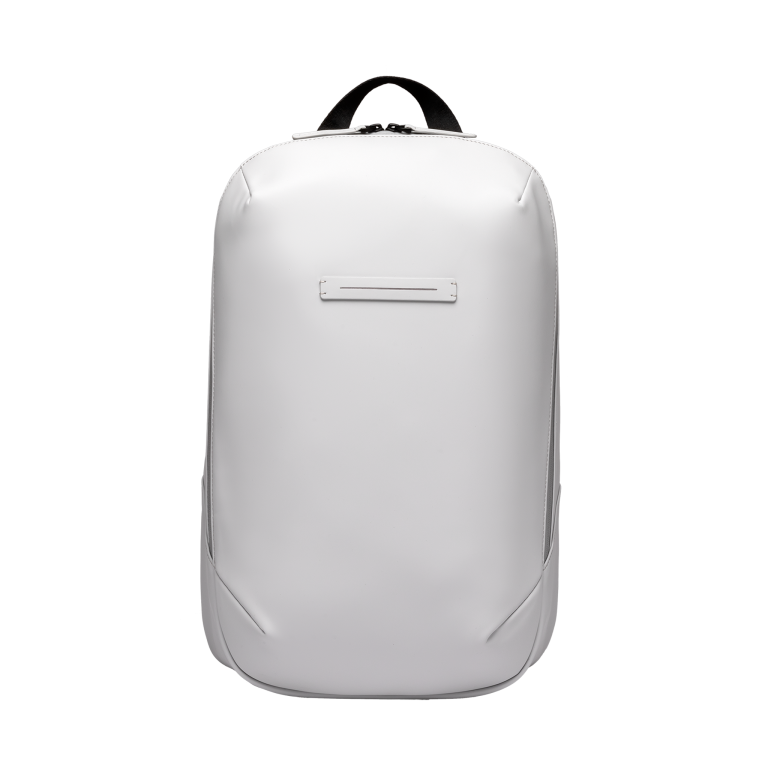 Gion Rucksack Essential Light Quartz Grau Vorderseite - Wasserabweisend Vegan Ergonomisch - Horizn Studios