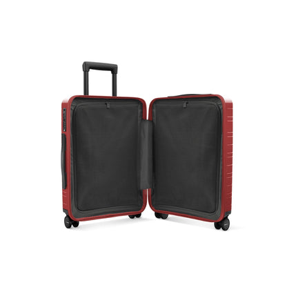 Koffer Essential Glossy True Red Innenansicht - Hartschale Polycarbonat Leicht Robust - Horizn Studios