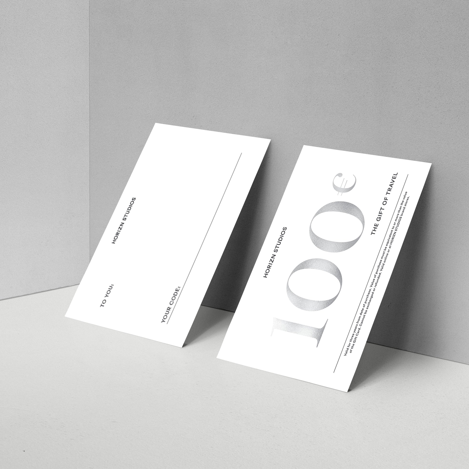 Boxed Gift Card / Light Quartz Grey / 100 4