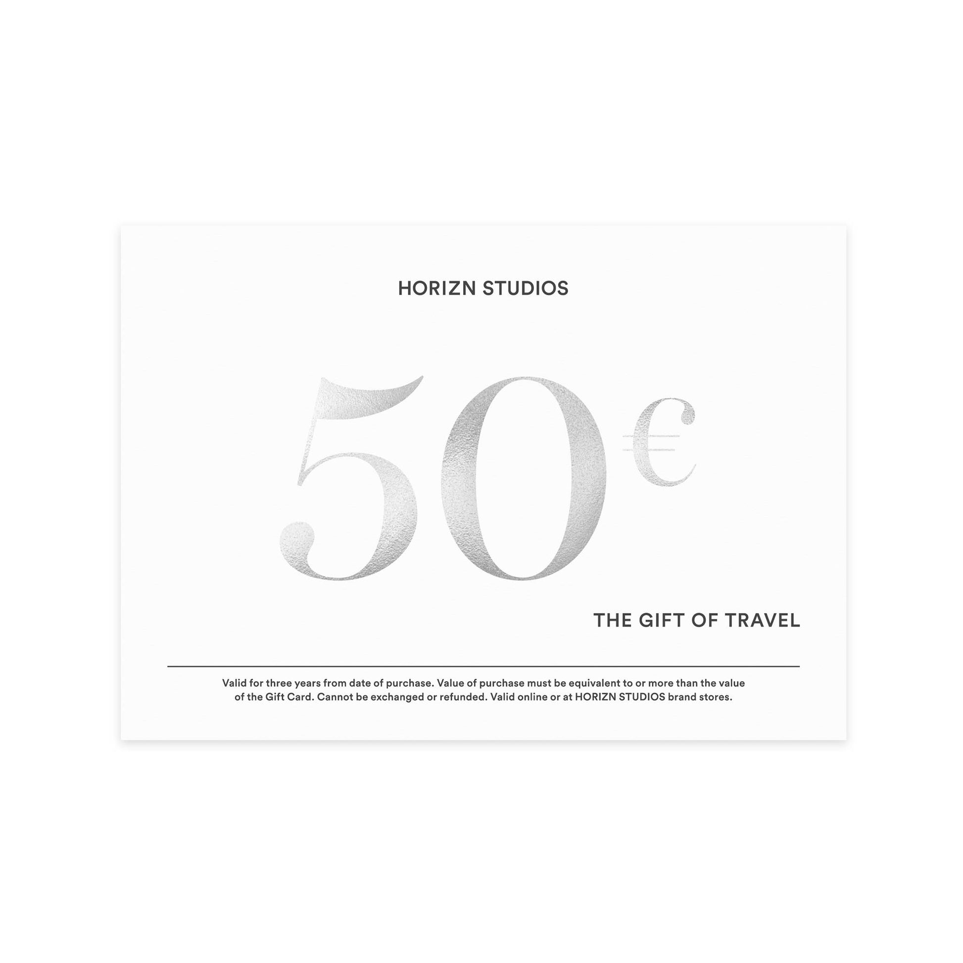 Boxed Gift Card / Light Quartz Grey / 50 5