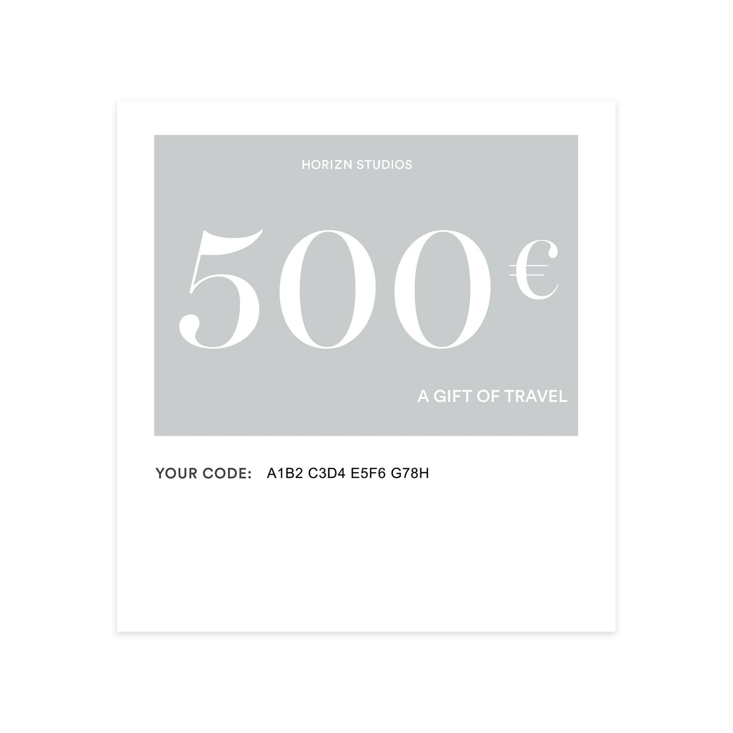 Digital Gift Card / Light Quartz Grey / 500 3