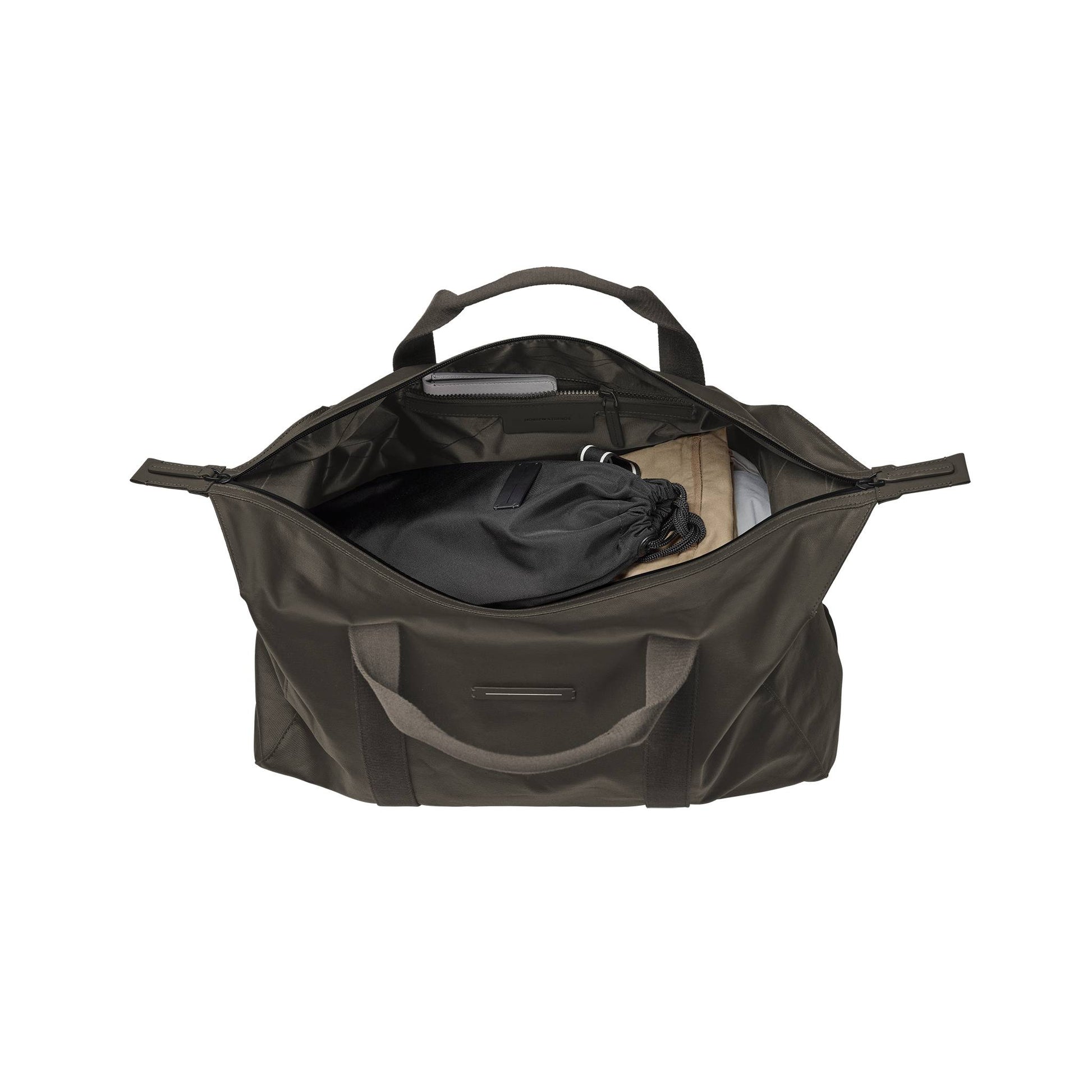 SoFo Weekender M / Dark Olive / Recycled Waxed Canvas 4