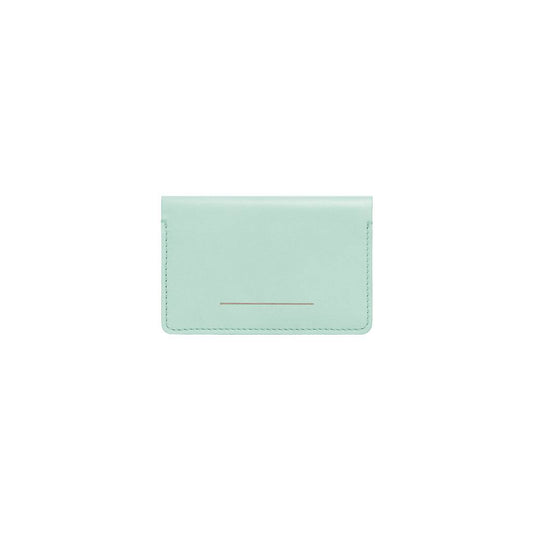 Double Card Holder / Mint / Vacchetta Leather 1