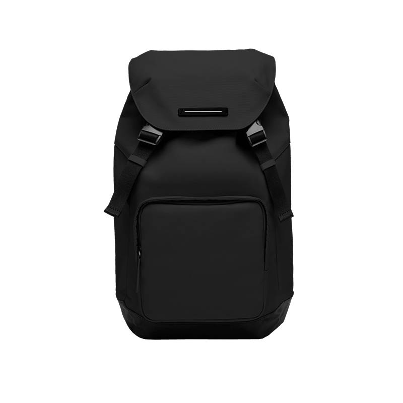 SoFo Backpack City / Black / Recycled Waxed Canvas 1