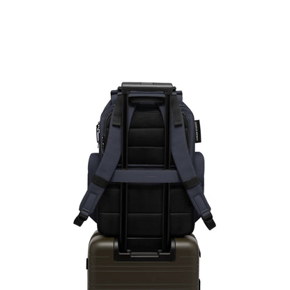 Sofo Rucksack Travel Blau Trolley Rückseite Ebe - Wasserabweisend Vegan Ergonomisch - Horizn Studios