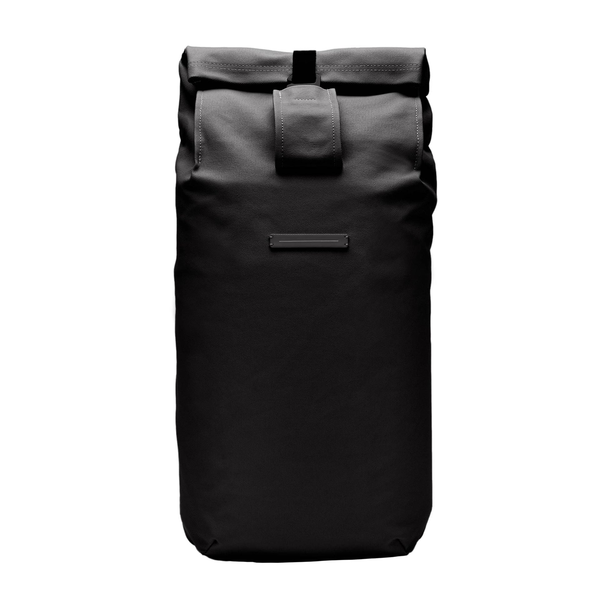 SoFo Rolltop Backpack / All Black / Recycled Cotton Canvas 5