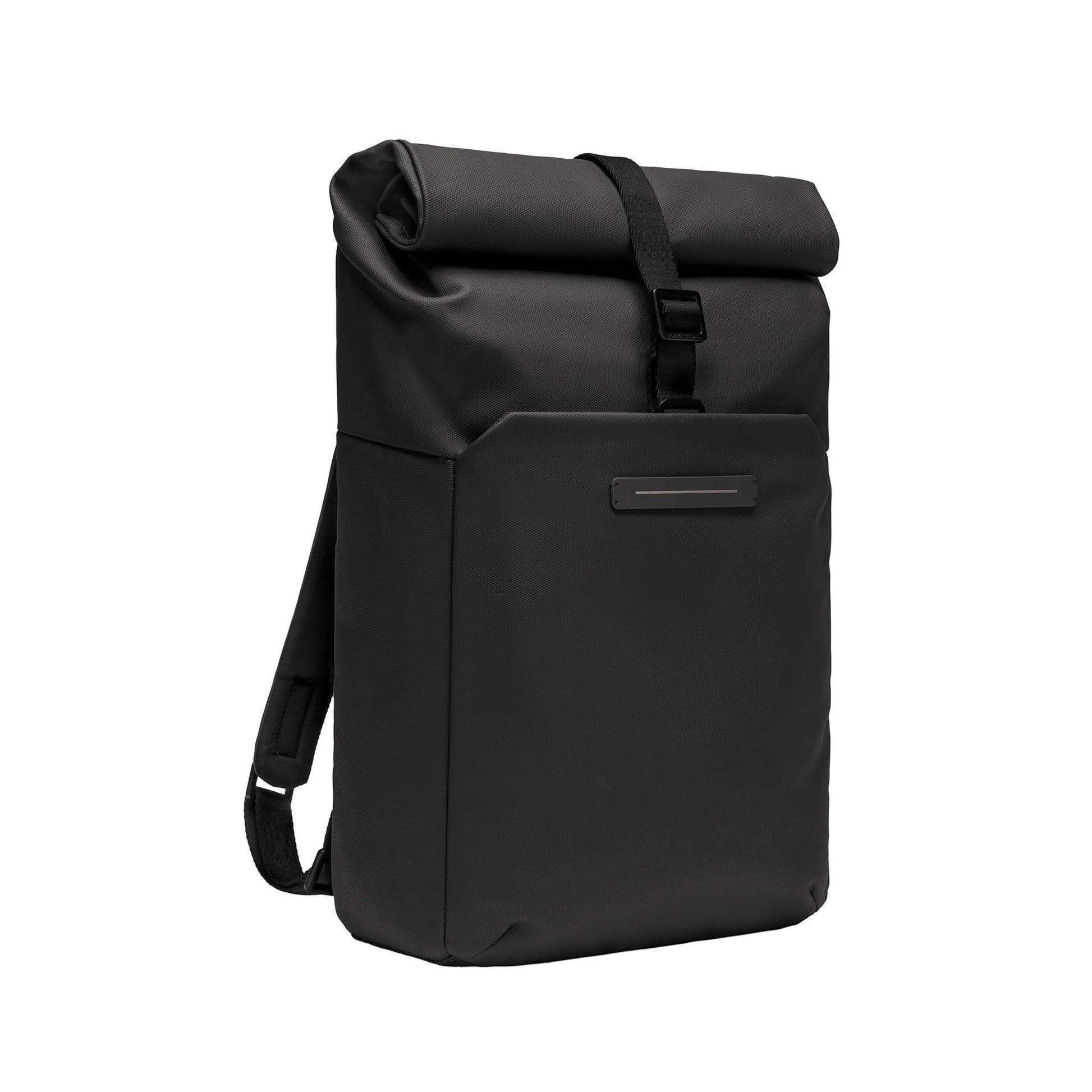 SoFo Rolltop Backpack X / All Black / Waxed Canvas 3