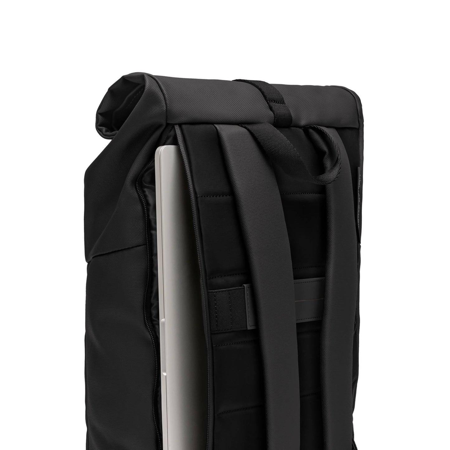 SoFo Rolltop Backpack X / All Black / Waxed Canvas 7