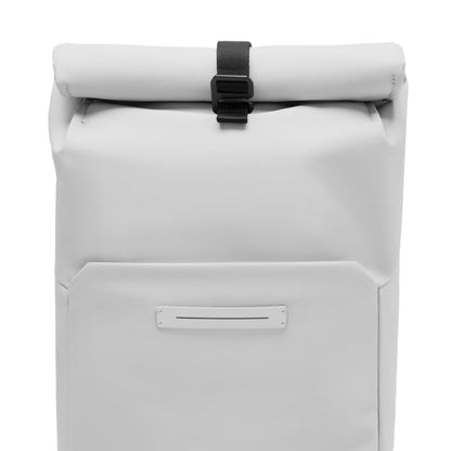 Sofo Rolltop Rucksack Rucksack Rucksack Light Quartz Grau Shot - Wasserabweisend Vegan Ergonomisch - Horizn Studios
