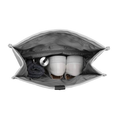Sofo Rolltop Rucksack Rucksack Light Quartz Grau Hauptfach Afe - Wasserabweisend Vegan Ergonomisch - Horizn Studios