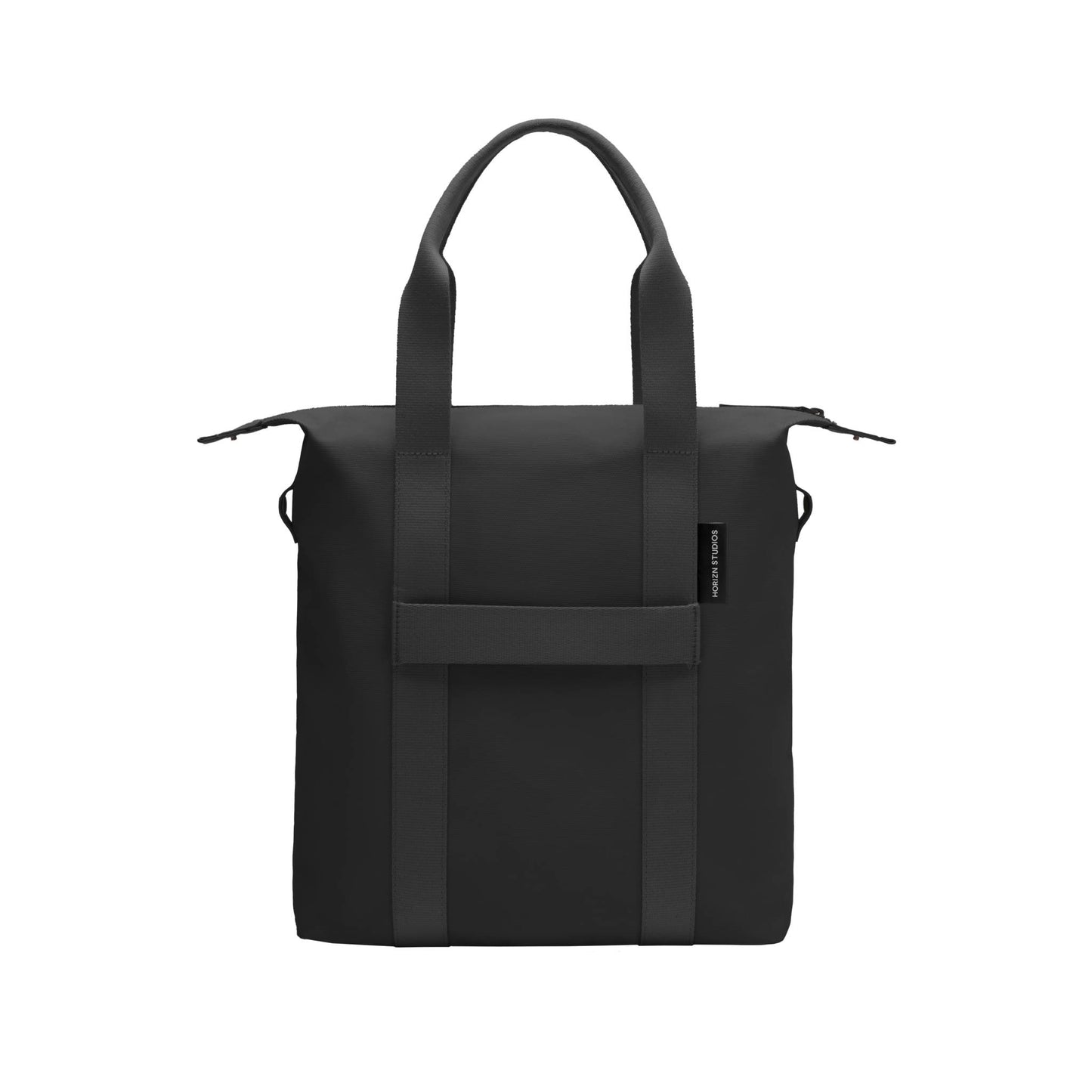 SoFo Vertical Tote / All Black / Waxed Canvas 4